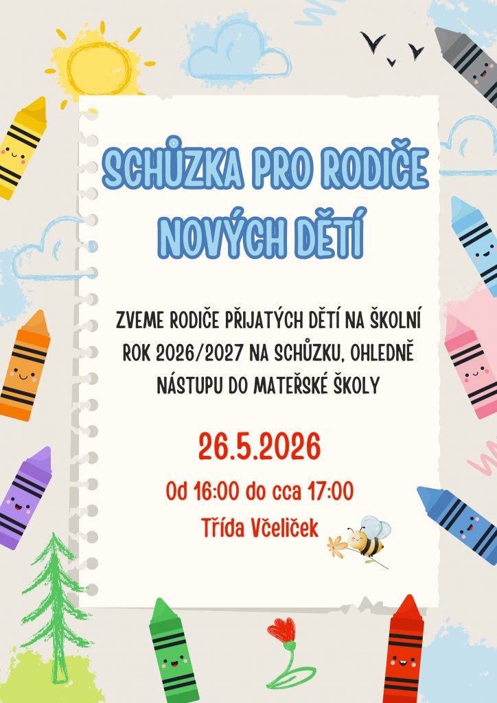 Schůzka s rodiči nových dětí